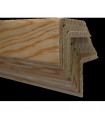 Perfis Cantoneira em Pinho 2400x30x5mm - Pack de 8