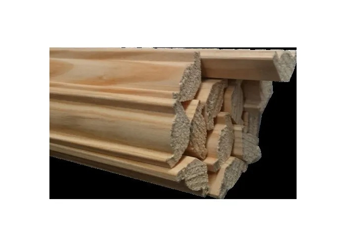 Perfis Moldura - Tecto em Pinho 2400x23x23mm - Pack de 12