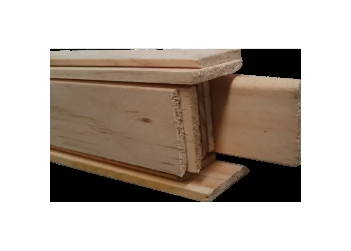 Perfis Tapa Junta em Pinho Nórdico 2400x35x5mm - Pack de 12