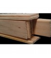 Perfis Tapa Junta em Pinho Nórdico 2400x35x5mm - Pack de 12