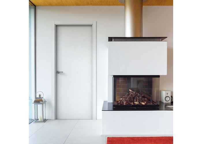 Bloco Porta Interior com Aro Extensível Branco