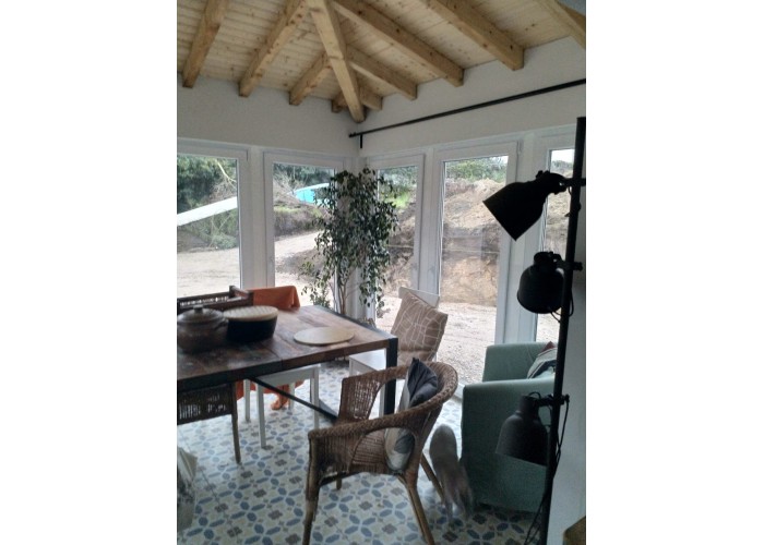Porta Janela PVC Oscilobatente 88x200 cm com Vidro Duplo | Cando