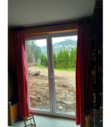 Porta Janela PVC 150x200cm Oscilobatente Vidro Duplo CANDO