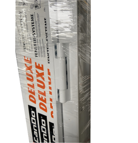 Porta Exterior PVC Meio Vidro Fosco 98x208cm Esquerda