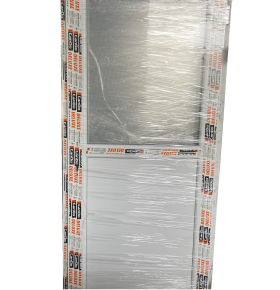 Porta Exterior PVC Meio Vidro Fosco 98x208cm Direita