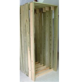 Pré-aro Madeira 14cm/22mm - Pack de 2 x 2200 + 1 x 1100