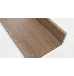 Rodapé PVC Expandido Carvalho Natural 2200x70x15mm