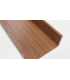 Rodapé PVC Expandido Afizélia 2200x70x15mm