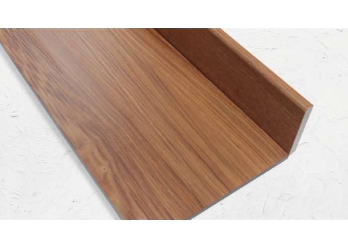Rodapé PVC Expandido Afizélia 2200x70x15mm