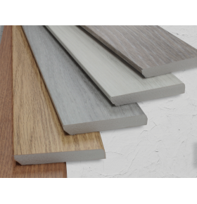 Rodapé PVC Expandido Carvalho Natural 2200x70x15mm