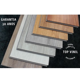 Pavimento Vinilico SPC Flutuante Cinza Escuro 6,5mm
