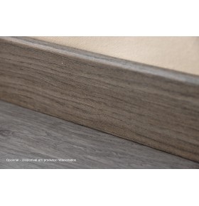 Pavimento Vinilico SPC Flutuante Cinza Escuro 6,5mm