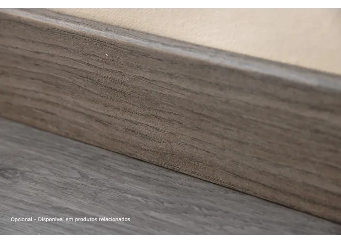Pavimento Vinilico SPC Flutuante Cinza Escuro 6,5mm