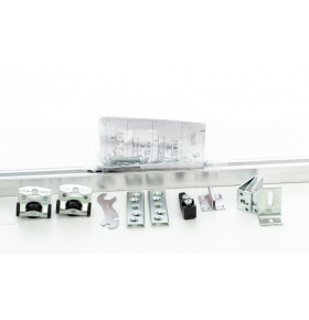 Porta de Correr 200x90 Carvalho com Ferragens e Guarnição