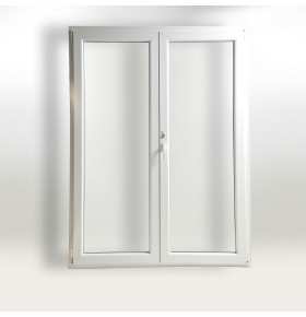 Porta Janela PVC 150x200cm (LxA) Oscilobatente, Chave e Puxador Interior e Exterior, Vidro Duplo. CANDO