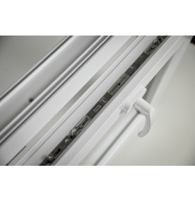 Porta Janela PVC Oscilobatente 120x200 cm com Vidro Duplo | Cando