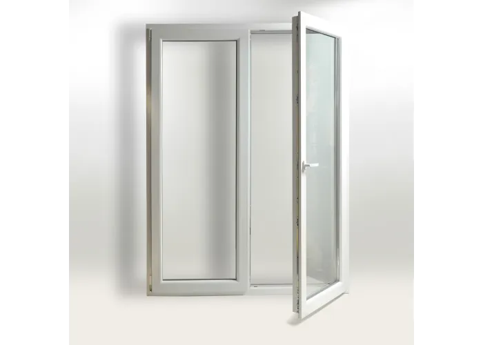 Porta Janela PVC Oscilobatente 120x200 cm com Vidro Duplo | Cando