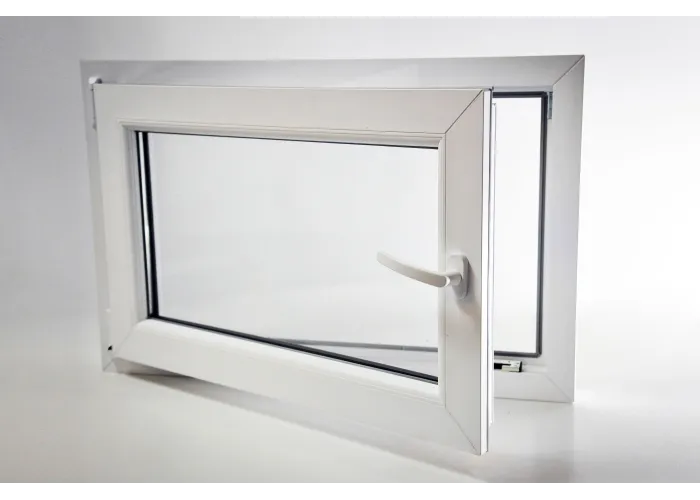 Janela PVC Oscilobatente 88x58 cm com Vidro Duplo | Cando