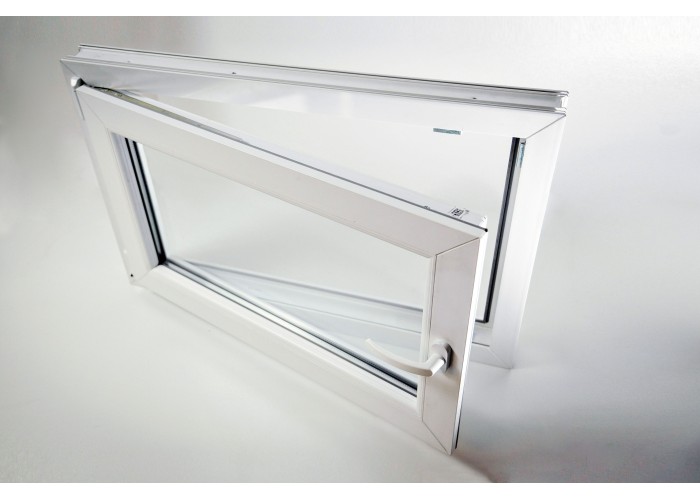 Janela PVC Oscilobatente 88x58 cm com Vidro Duplo | Cando