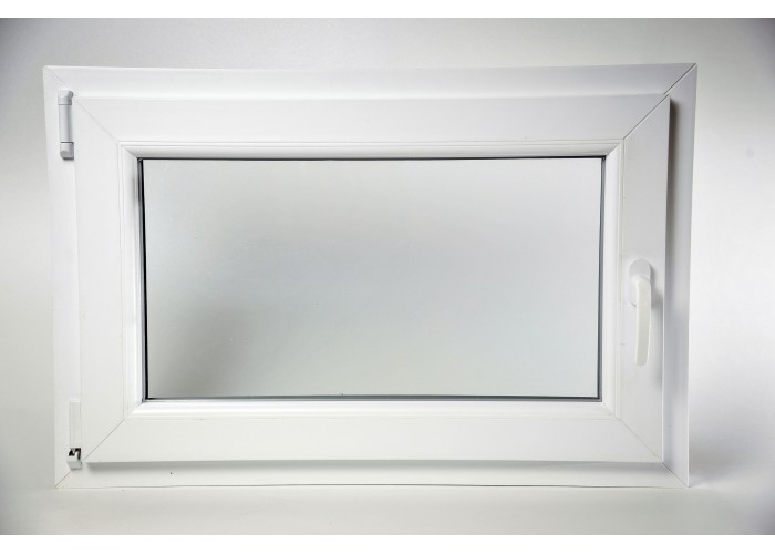 Janela PVC Oscilobatente 88x58 cm com Vidro Duplo | Cando