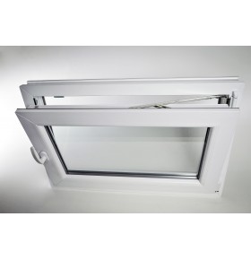 Janela PVC Oscilobatente 88x58 cm com Vidro Duplo | Cando