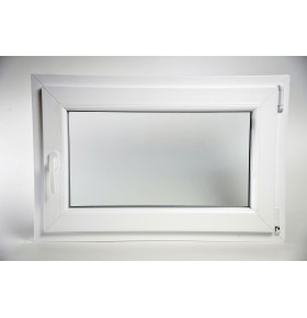 Janela PVC Oscilobatente 88x58 cm com Vidro Duplo | Cando