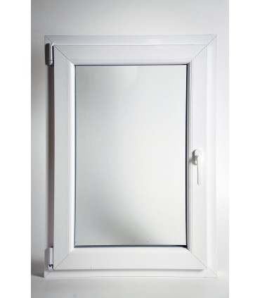 Janela PVC 58x110cm Oscilobatente ESQUERDA Vidro Duplo CANDO