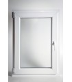 Janela PVC 58x110cm Oscilobatente ESQUERDA Vidro Duplo CANDO