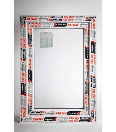 Janela PVC 58x110cm Oscilobatente ESQUERDA Vidro Duplo CANDO
