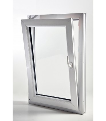 Janela PVC 58x110cm Oscilobatente ESQUERDA Vidro Duplo CANDO