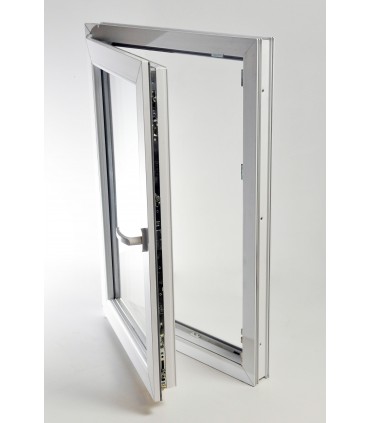 Janela PVC alta qualidade com sistema oscilobatente.