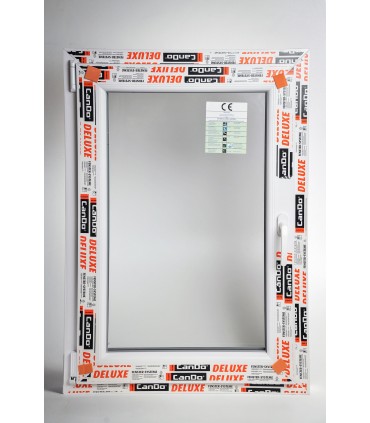 Janela PVC 58x110cm Oscilobatente ESQUERDA Vidro Duplo CANDO