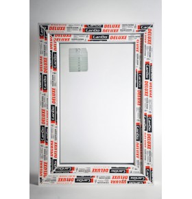 Janela PVC Oscilobatente 58x110 cm com Vidro Duplo | Cando