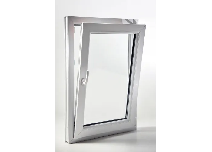 Janela PVC Oscilobatente 58x110 cm com Vidro Duplo | Cando
