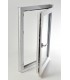 Janela PVC Oscilobatente 58x110 cm com Vidro Duplo | Cando