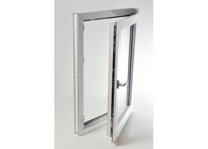 Janela PVC Oscilobatente 58x110 cm com Vidro Duplo | Cando