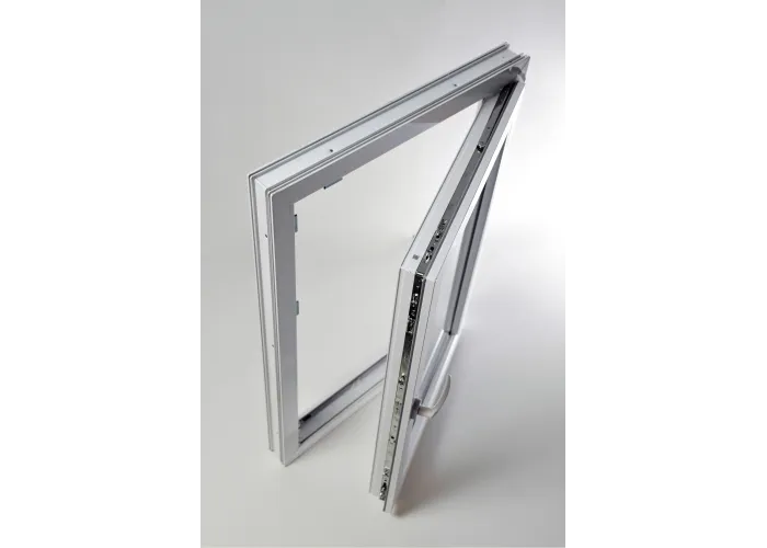 Janela PVC Oscilobatente 58x110 cm com Vidro Duplo | Cando