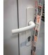 Porta Exterior PVC Ibiza Branca Esquerda - Por Medida