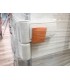 Porta Exterior PVC Ibiza Branca Esquerda - Por Medida