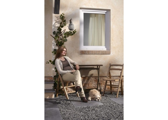 Janela PVC Oscilobatente 58x110 cm com Vidro Duplo | Cando