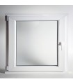 Janela PVC 58x58cm Oscilobatente ESQUERDA Vidro Duplo CANDO