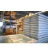 Porta Exterior PVC Meio Vidro Fosco 90x200cm Esquerda