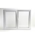 Janela PVC Oscilobatente 148x110 cm com Vidro Duplo | Cando