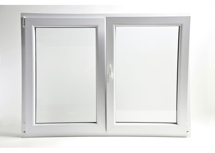 Janela PVC Oscilobatente 148x110 cm com Vidro Duplo | Cando