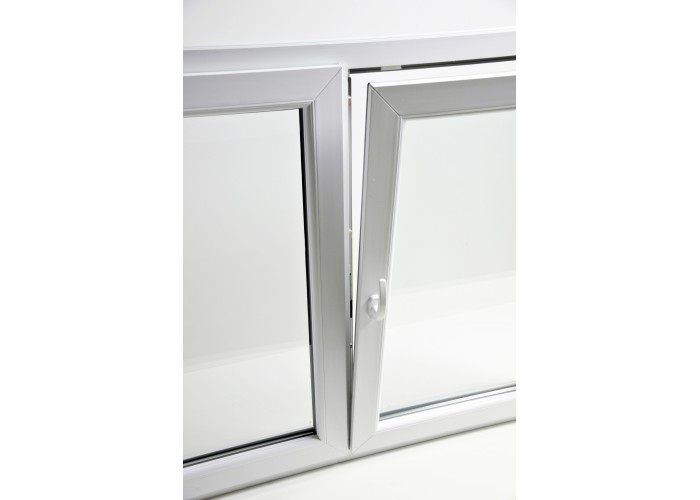 Janela PVC Oscilobatente 148x110 cm com Vidro Duplo | Cando