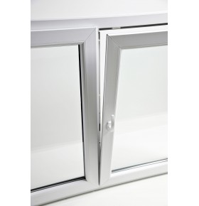 Janela PVC Oscilobatente 120x100 cm com Vidro Duplo | Cando