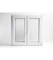 Janela PVC 100x100cm Oscilobatente Vidro Duplo CANDO
