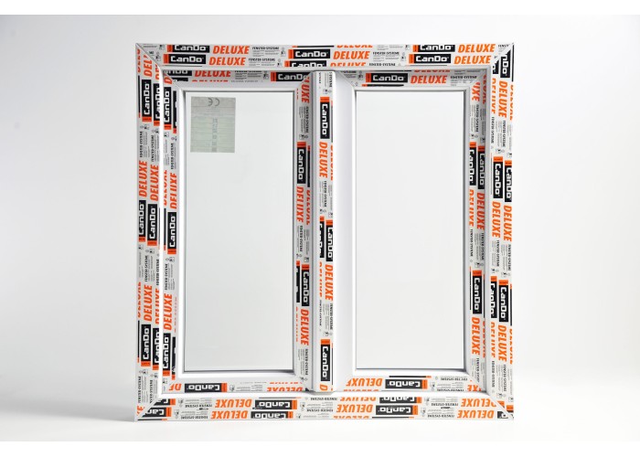 Janela PVC Oscilobatente 100x100 cm com Vidro Duplo | Cando