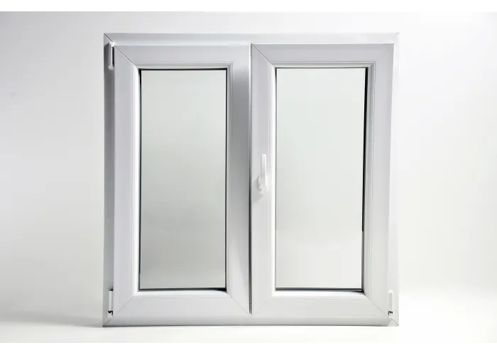Janela PVC Oscilobatente 100x100 cm com Vidro Duplo | Cando