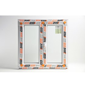 Janela PVC Oscilobatente 100x100 cm com Vidro Duplo | Cando